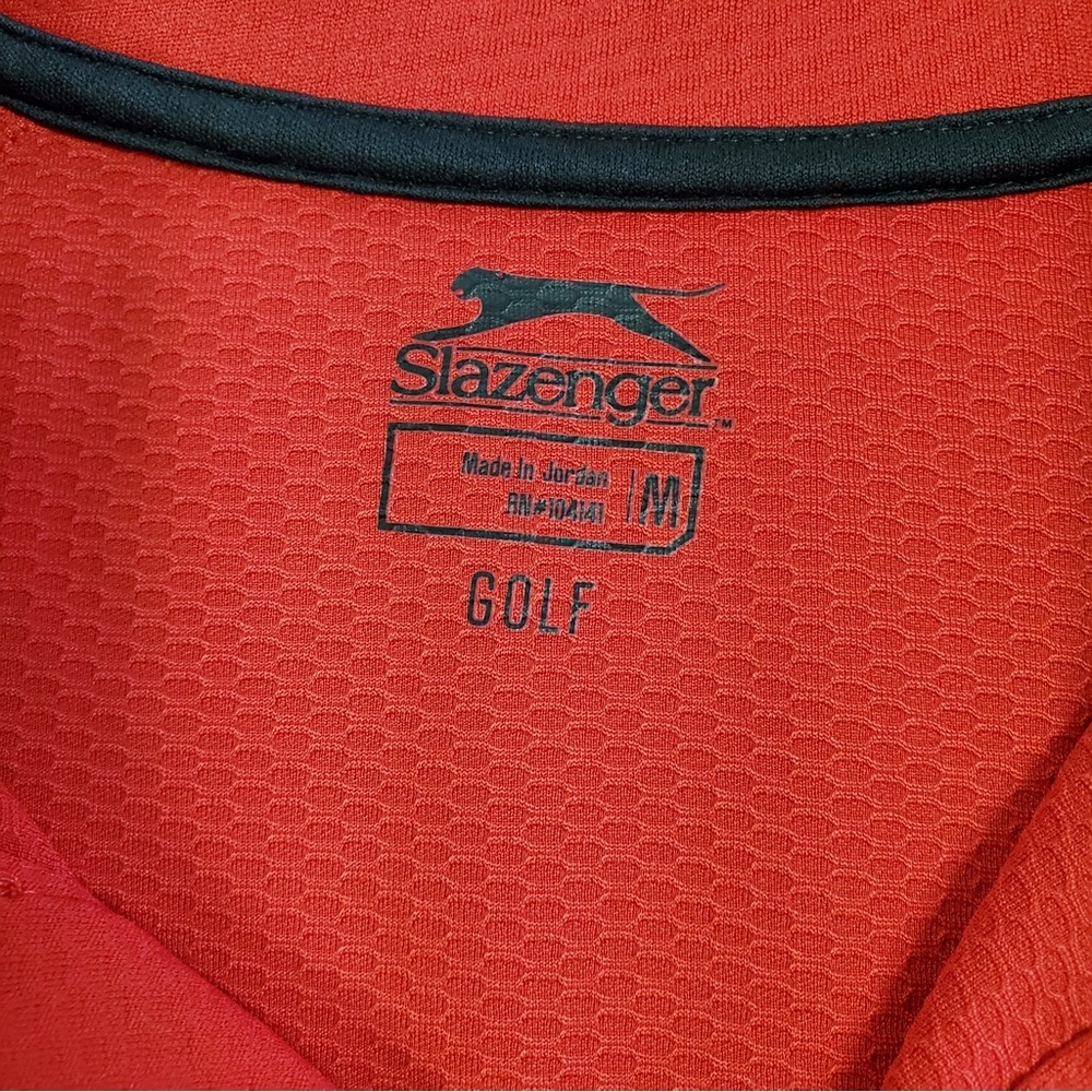 Men’s Red Polo Short-Sleeve T-Shirt - Picture 3 of 3